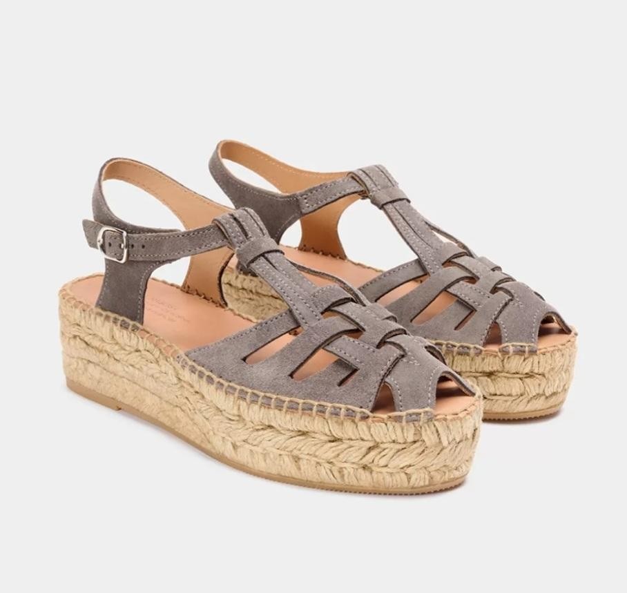 Sandale à corde BEMOL Dark Grey NAGUISA Dernières en T39 !