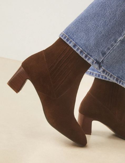 Bottine N° 522 Suede noisette RIVECOUR