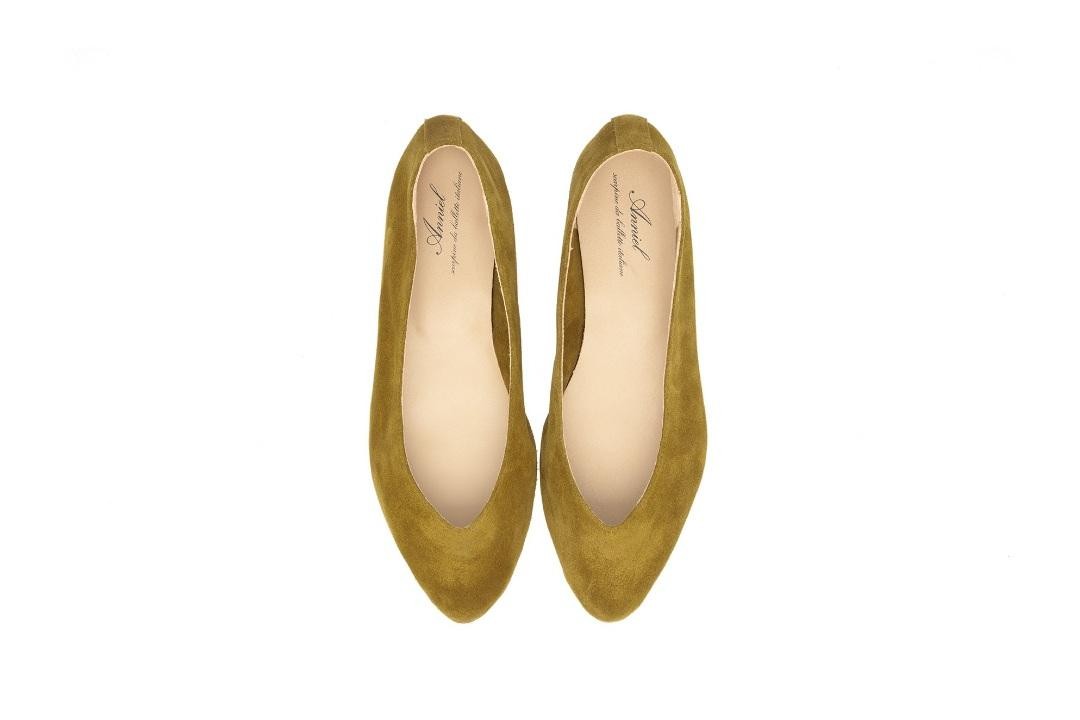 Ballerine  JACKIE 119 KAKI  ANNIEL Dernière en taille 41 !