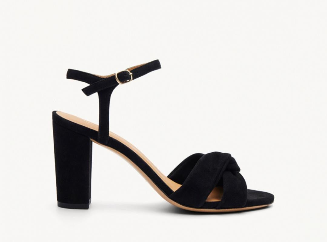 Sandale N° 440 Suède Noir Rivecour Reste 39 !