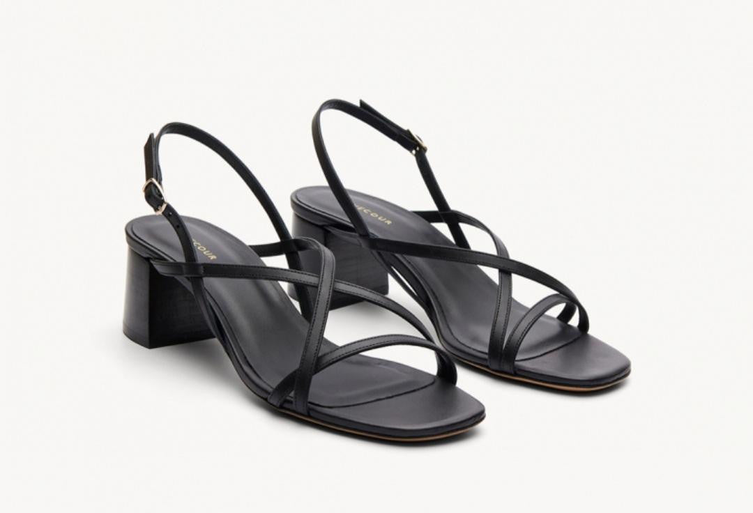 Sandale N°576 noir RIVECOUR