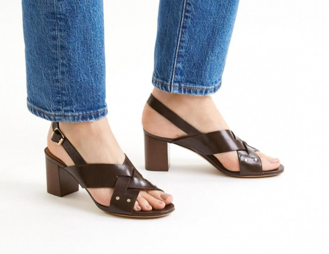 Sandale N° 688 Ebène  RIVECOUR DERNIÈRE 40 !!