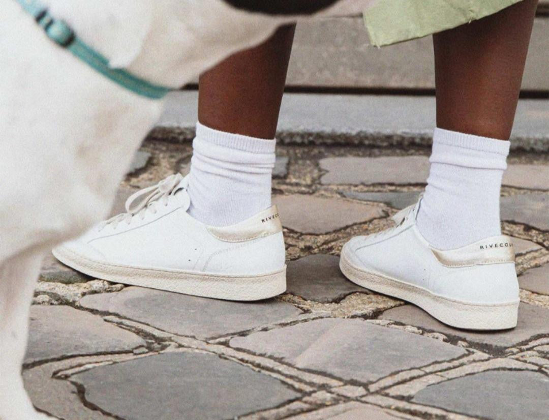 Basket N° 14 en Suède Blanc / Gold   RIVECOUR reste 36 et 38 !