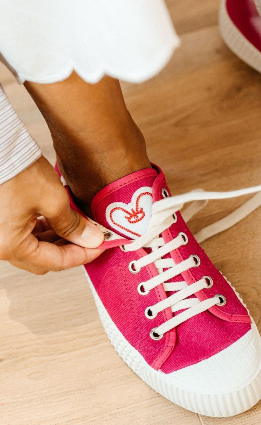 Baskets en toile MIST Flamingo   ARNACOEUR