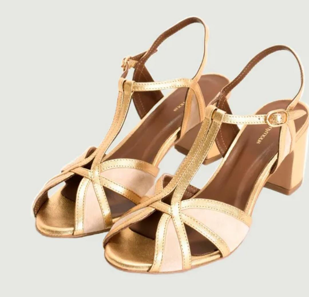 Sandale  THERESE Gold/ Vanilla  ANONYMOUS COPENHAGEN Dernière en 39!!!