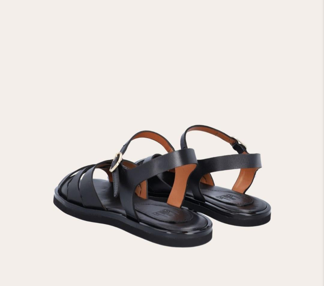 Sandale A6401 en cuir noir  BILLI BI Reste 36  !