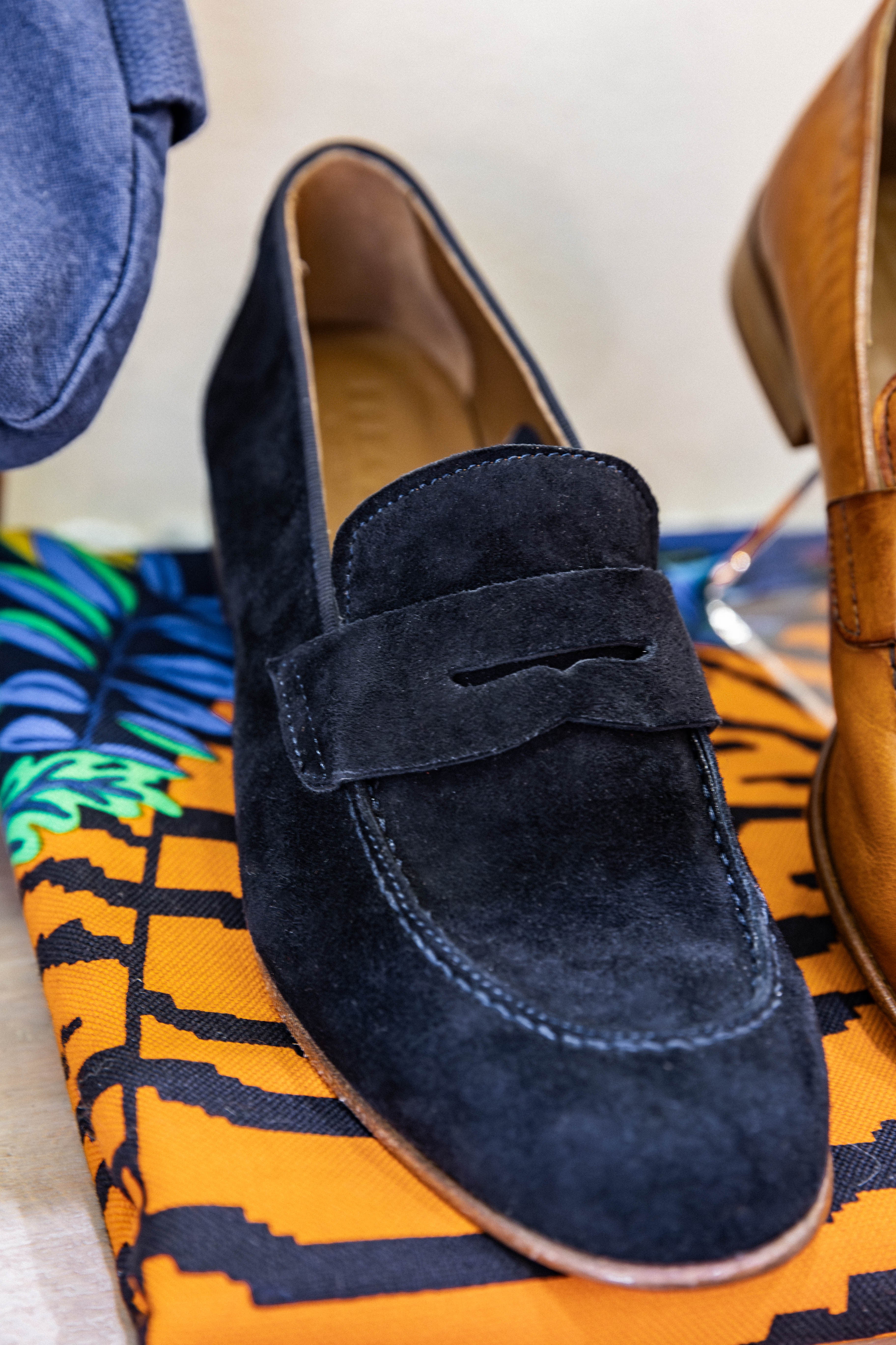 Mocassin D005 Bleu Marine ELLA Taille 38 !