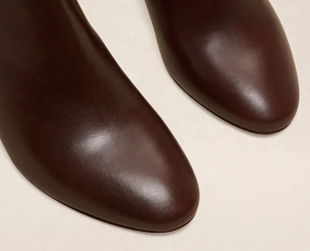 Bottine N° 290 Cuir Ebène RIVECOUR Reste 36, 40 et 41 !