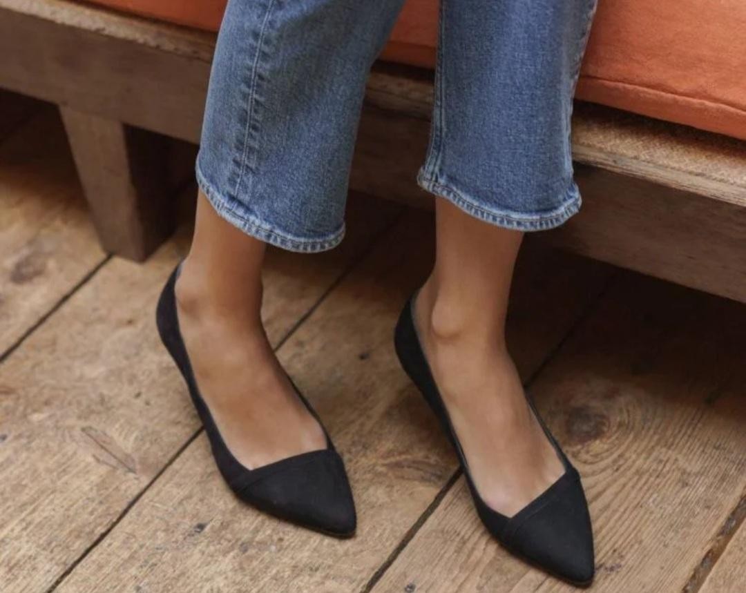 Escarpin N° 120 Suède Noir RIVECOUR Reste taille 39 ! Prix rond !