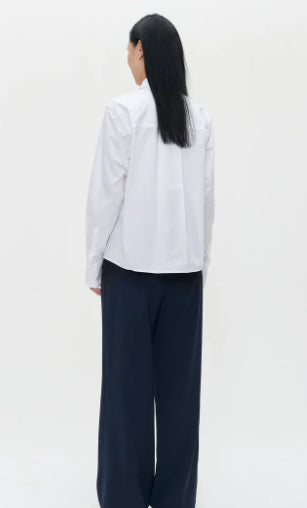 Chemise blanche Popeline de Coton ZENGGI