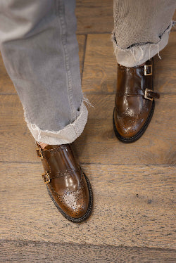 Mocassin A7017 BROWN POLIDO BILLI BI Reste 37 !