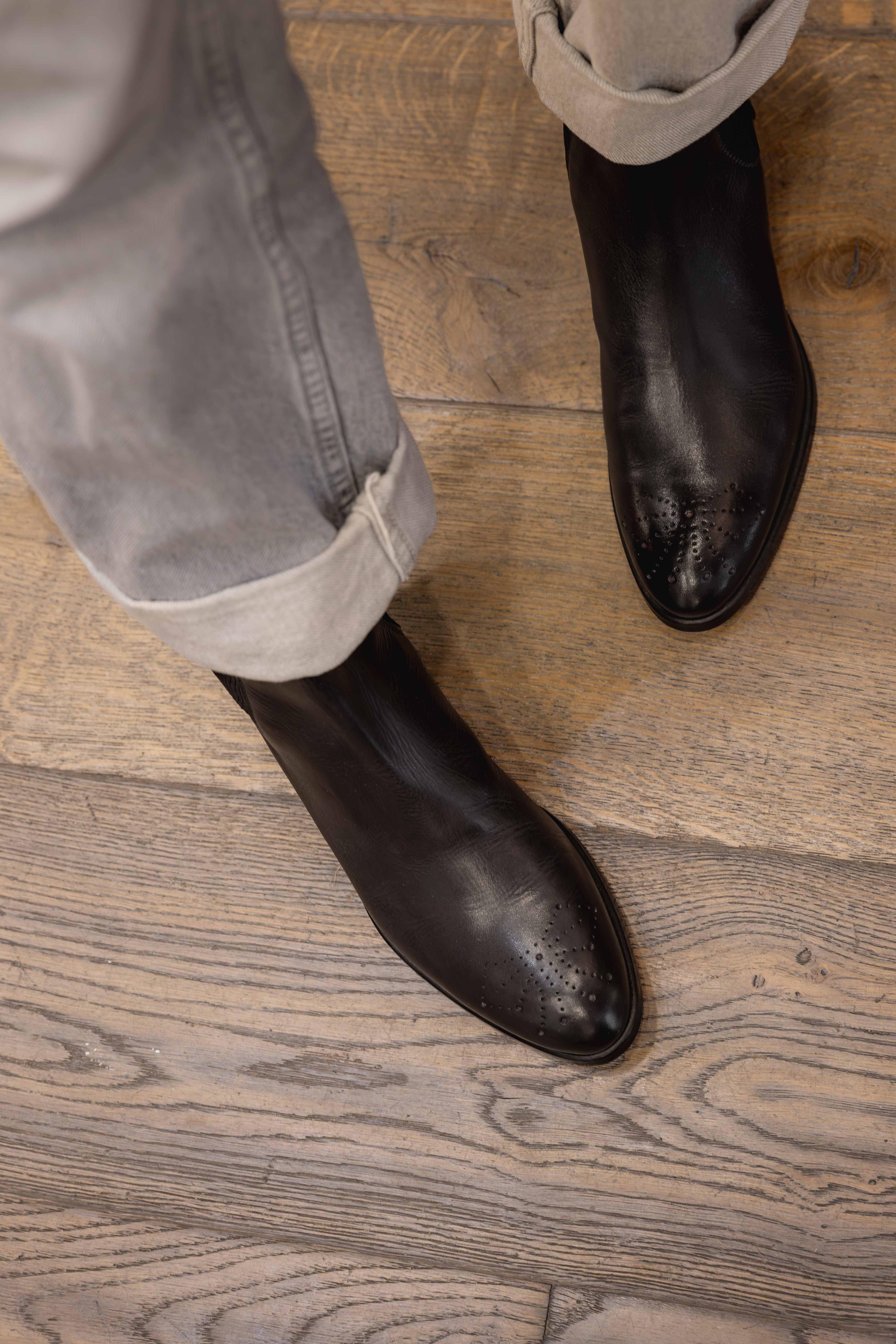 Bottine D230 CRUST LADY ANTRACITE ELLA ITALIE Reste 41 !