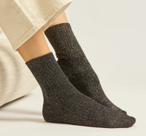 Pack de 3 Chaussettes Côtelé Doré marron et noir ODAJE (ancien M. MOUSTACHE)