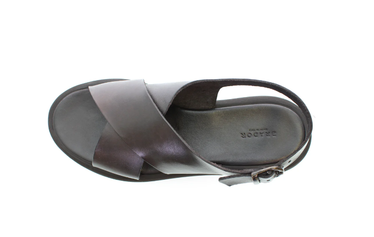Sandale N° 85-645 TDM (noir clair) BRADOR (ITALIE)