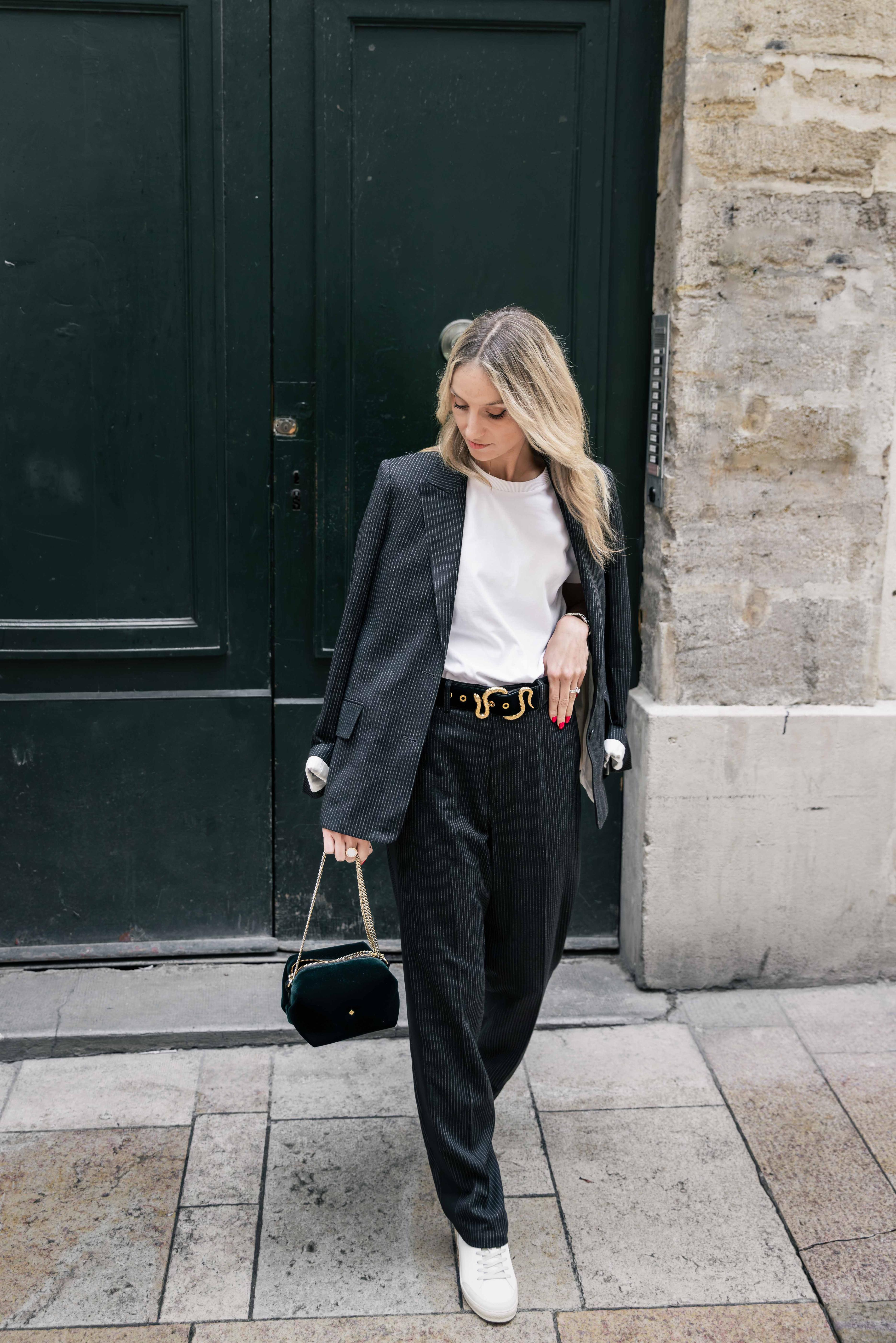 Ceinture en velours Silk Vert  CRUSH  HERBERT Frère Soeur