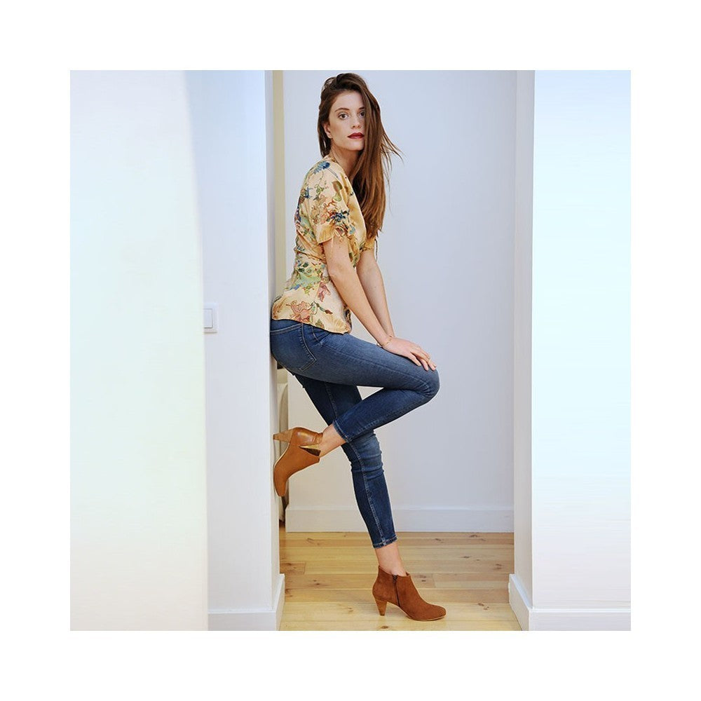 Bottine SYDNEY tabac AMESKA T41