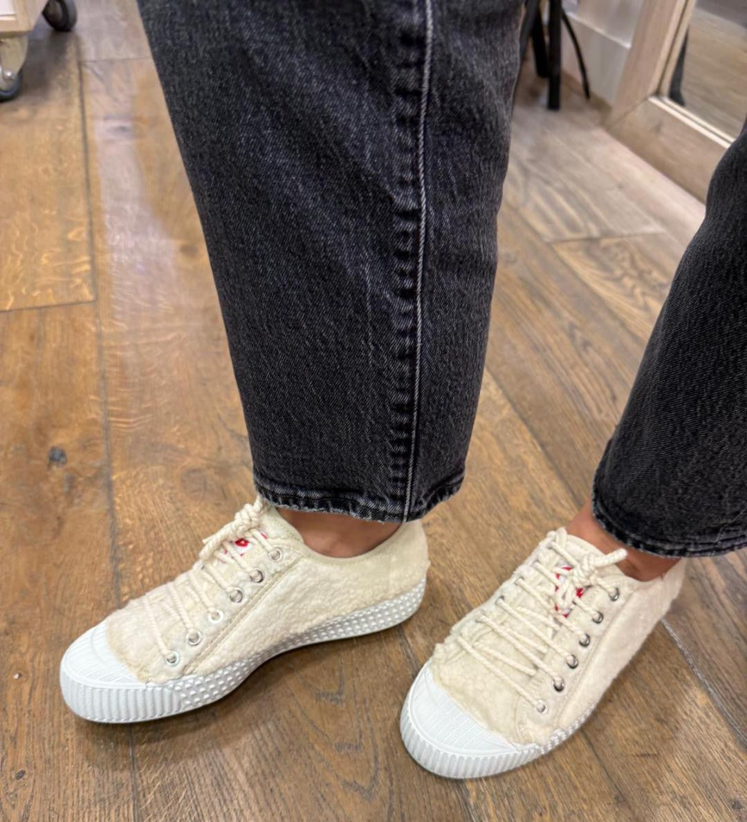 Baskets MIST  Bouclette White ARNACOEUR