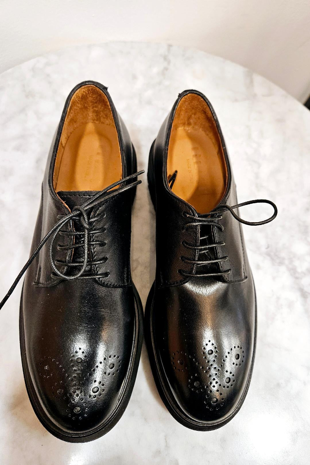 Derbies D112 Noir ELLA (Italie) Reste  40 !