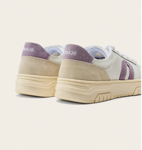 Baskets NORA Blanc Lilas   ODAJE (ancien M MOUSTACHE)  dernière en 36!! !