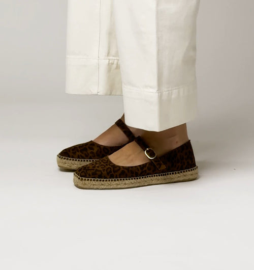 Ballerine BEBI suède léopard ODAJE ex M MOUSTACHE   Reste 37 !!!