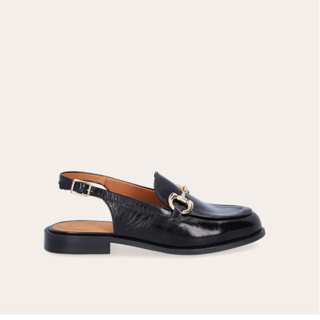 Mocassin Slingback A6340 Black Naplack BILLI BI Prix Doux dernière en  40!! !