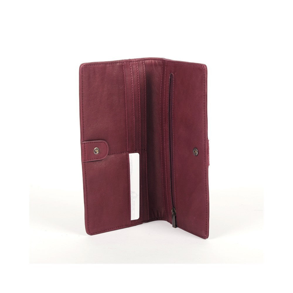 Compagnon Ibiza aubergine AMESKA Dernier !