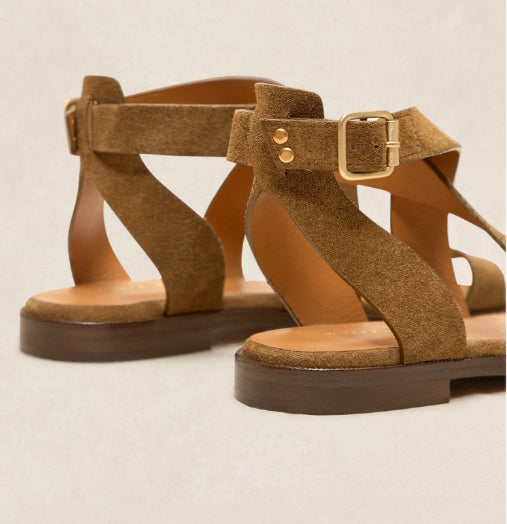 Sandale N° 202 Suède Ecorce RIVECOUR Reste T36 !