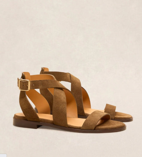 Sandale N° 202 Suède Ecorce RIVECOUR Reste T36 !