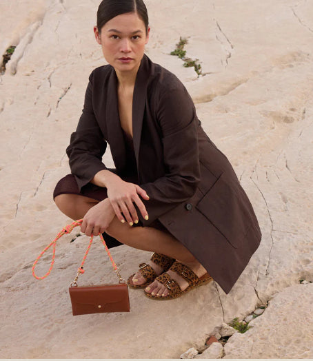 Mule BYRON Daim Léopard CRAIE STUDIO