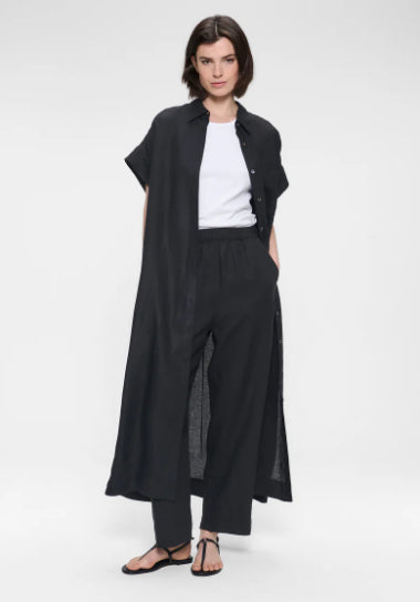 Robe -chemise en lin  ZENGGI