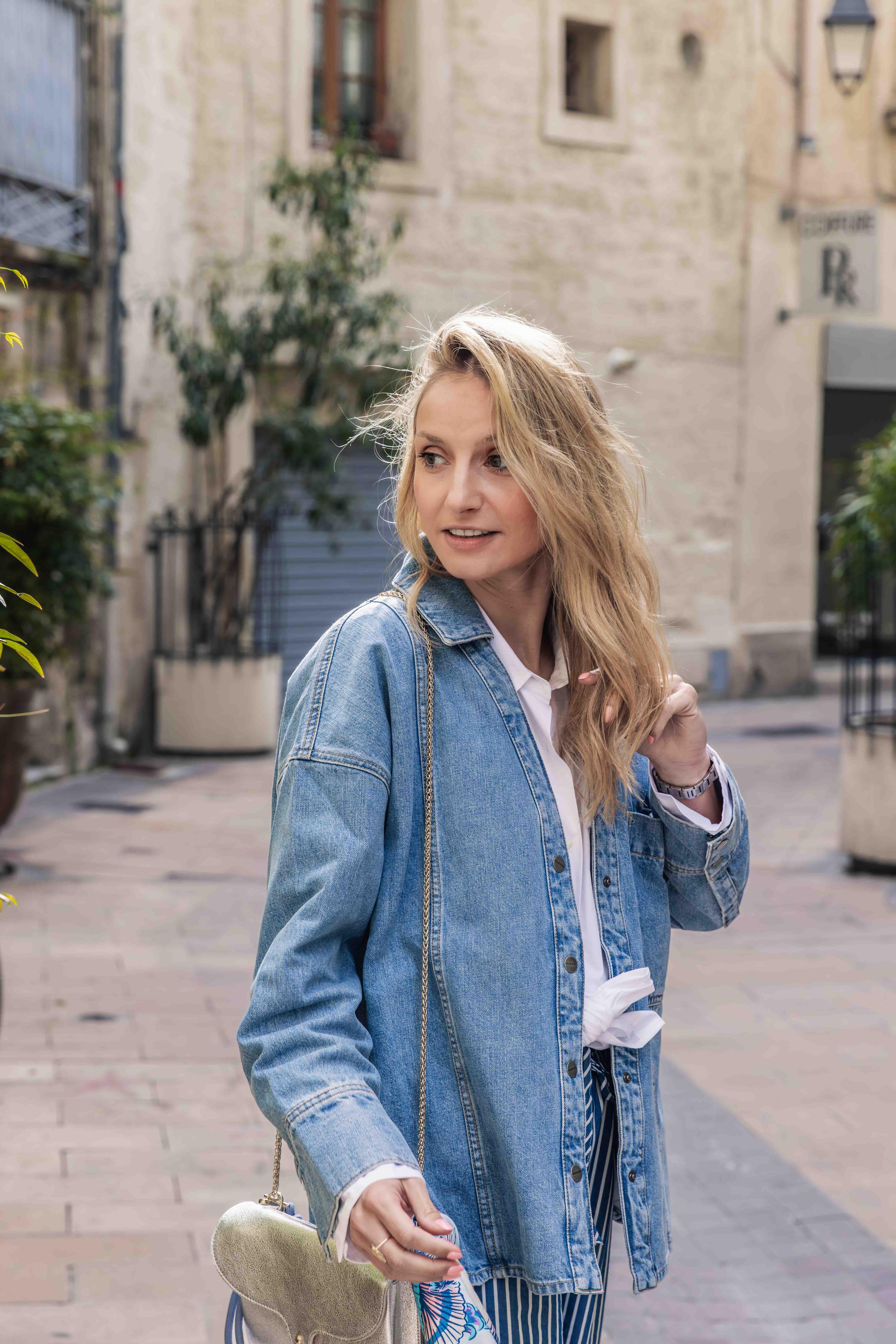 Veste en jeans IRIS CHLOE STORA