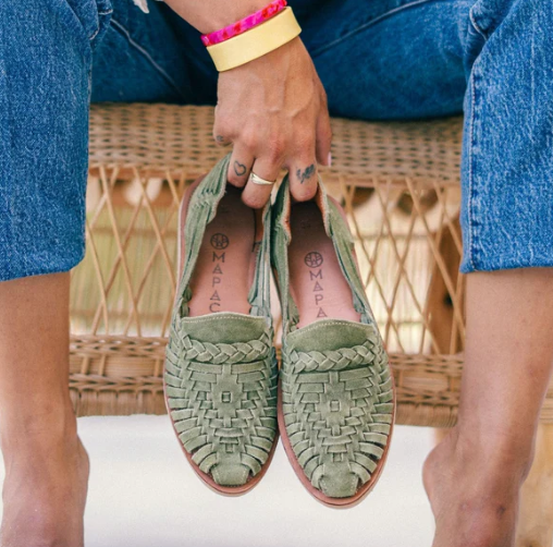 Mocc ALEGRE Suède Olive MAPACHE