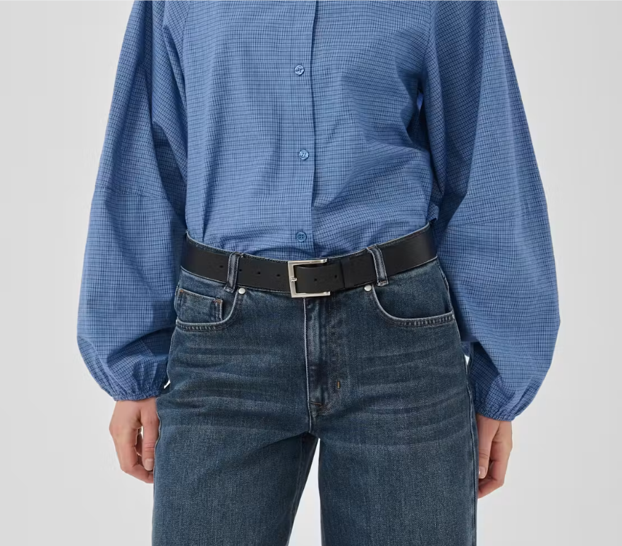 Chemise Balloon Sleeve clear blue MY ESSENTIAL WARDROBE