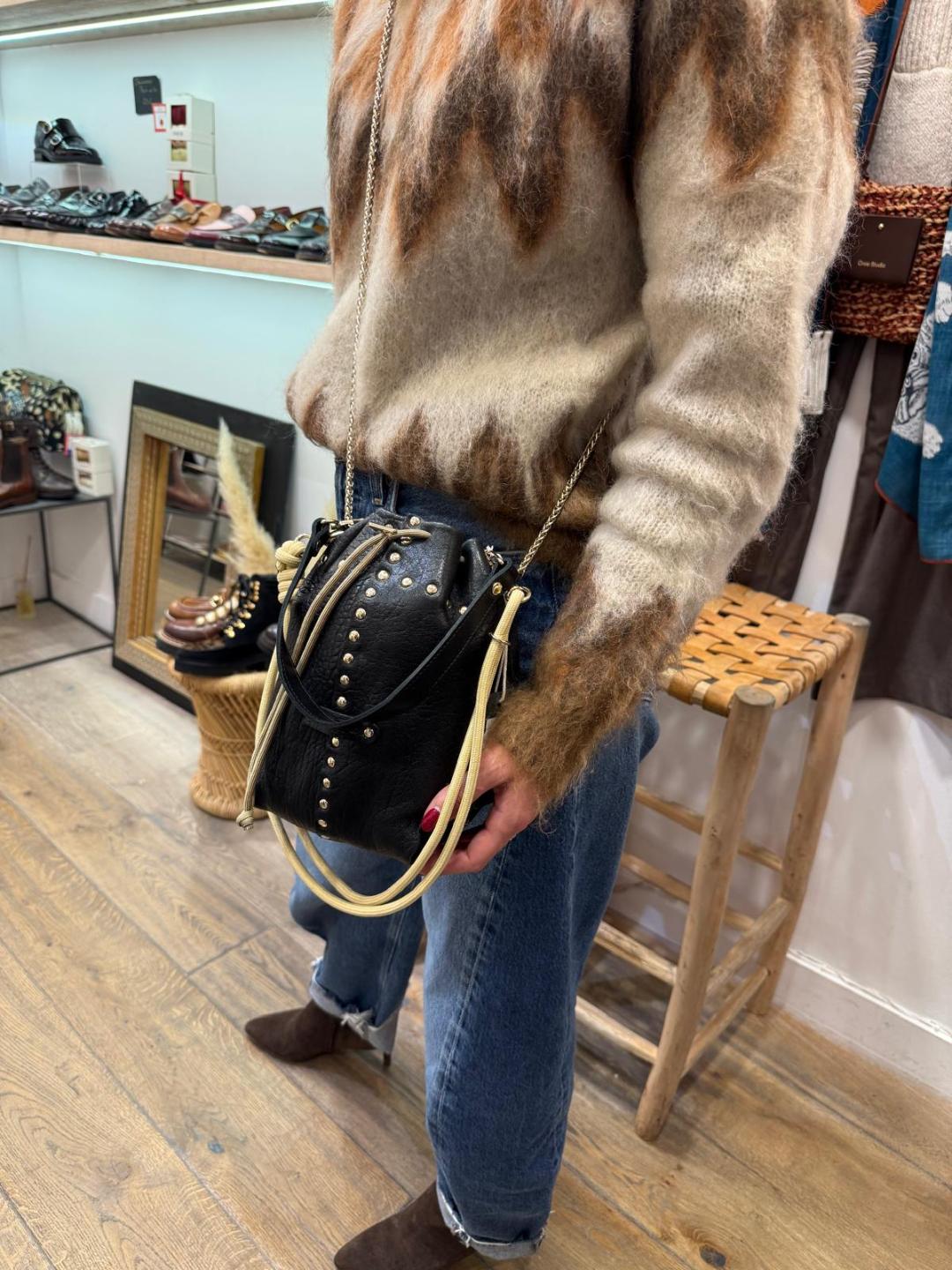 Sac BECO STUD Bubble Noir CRAIE STUDIO