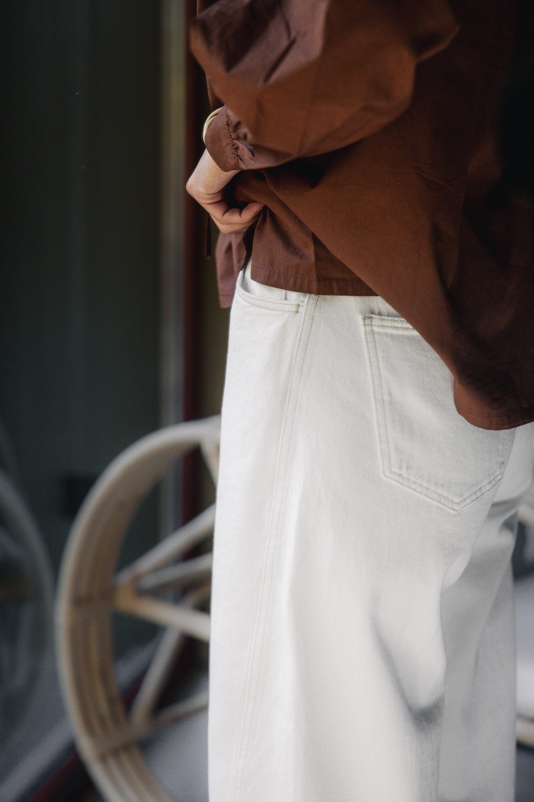 Jean Begum blanc BY BAR