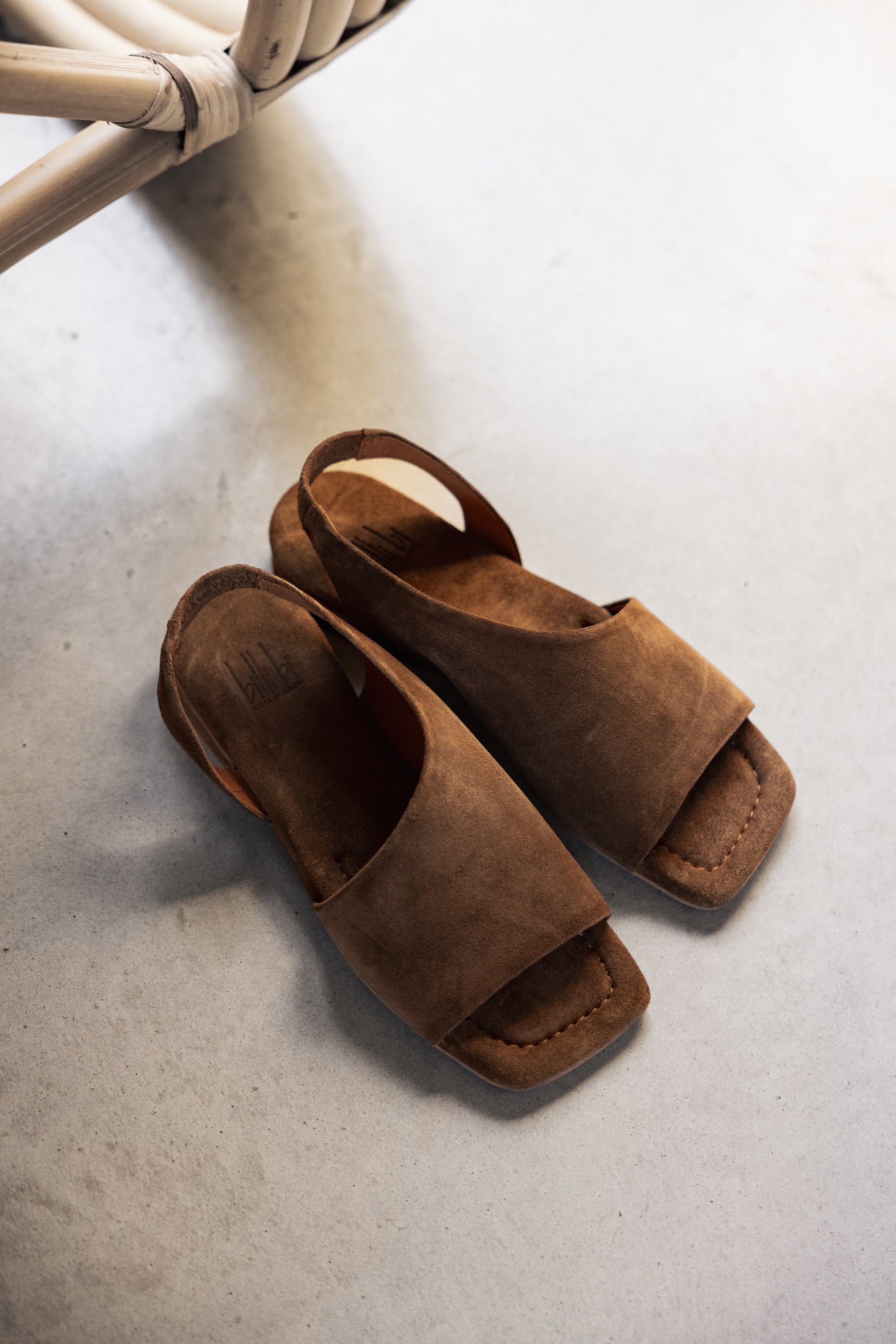 Sandale A6500 Nubuck Tabac BILLI BI