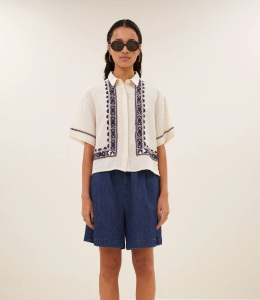 Blouse JELA sand  BY BAR   NEW NEW !
