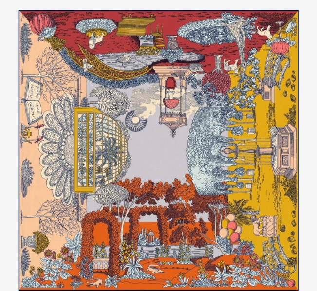 Carré 100 x 100 QUATRE SAISONS Automne  Inoui Editions