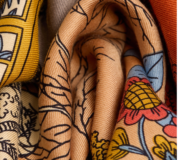 Carré 100 x 100 QUATRE SAISONS Automne  Inoui Editions