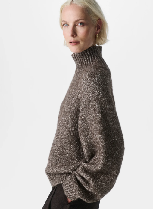 Pull en laine ZENGGI Y03-1032 Brownstone