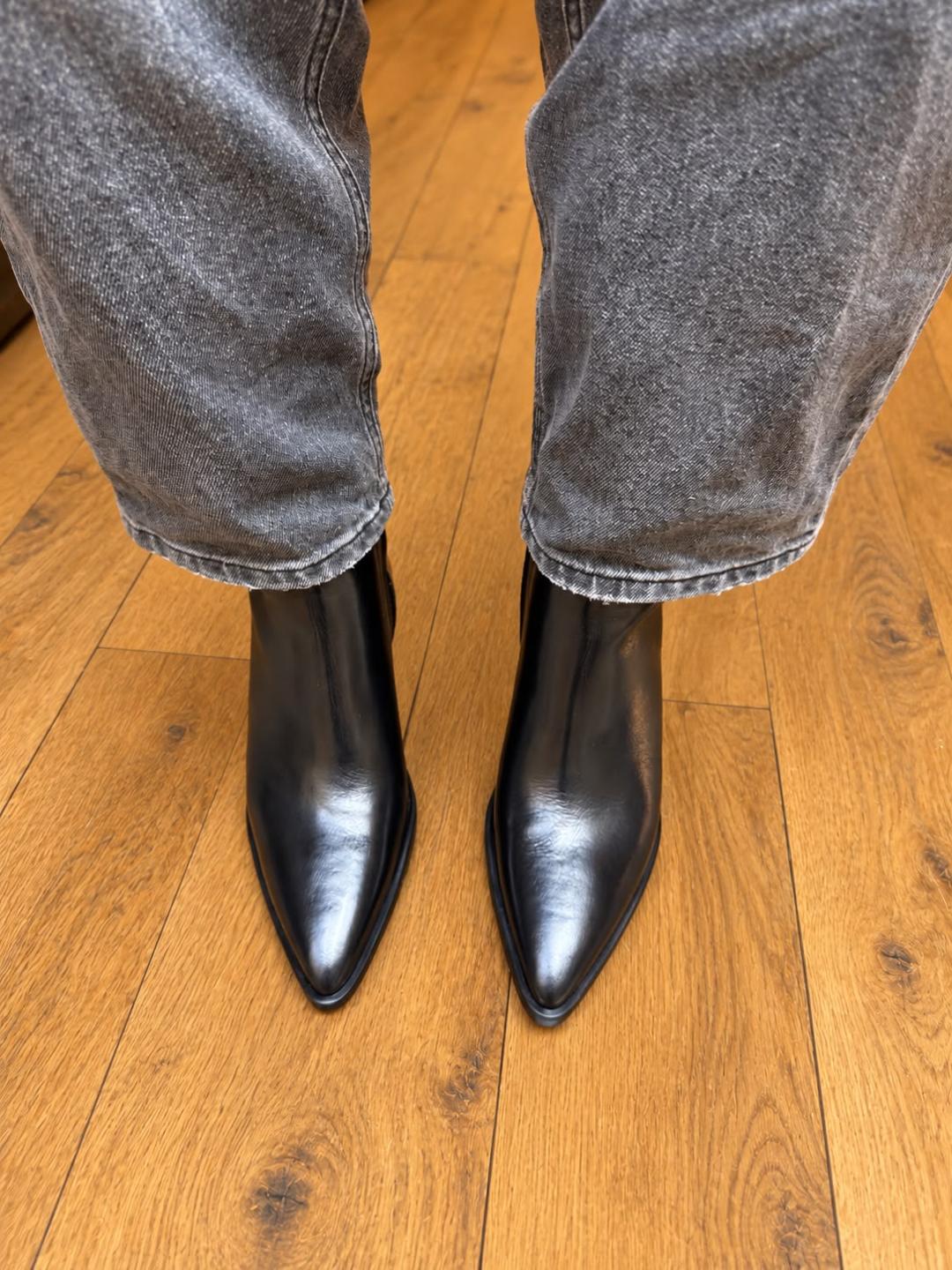 Bottine B 1295 Black calf   BILLI BI