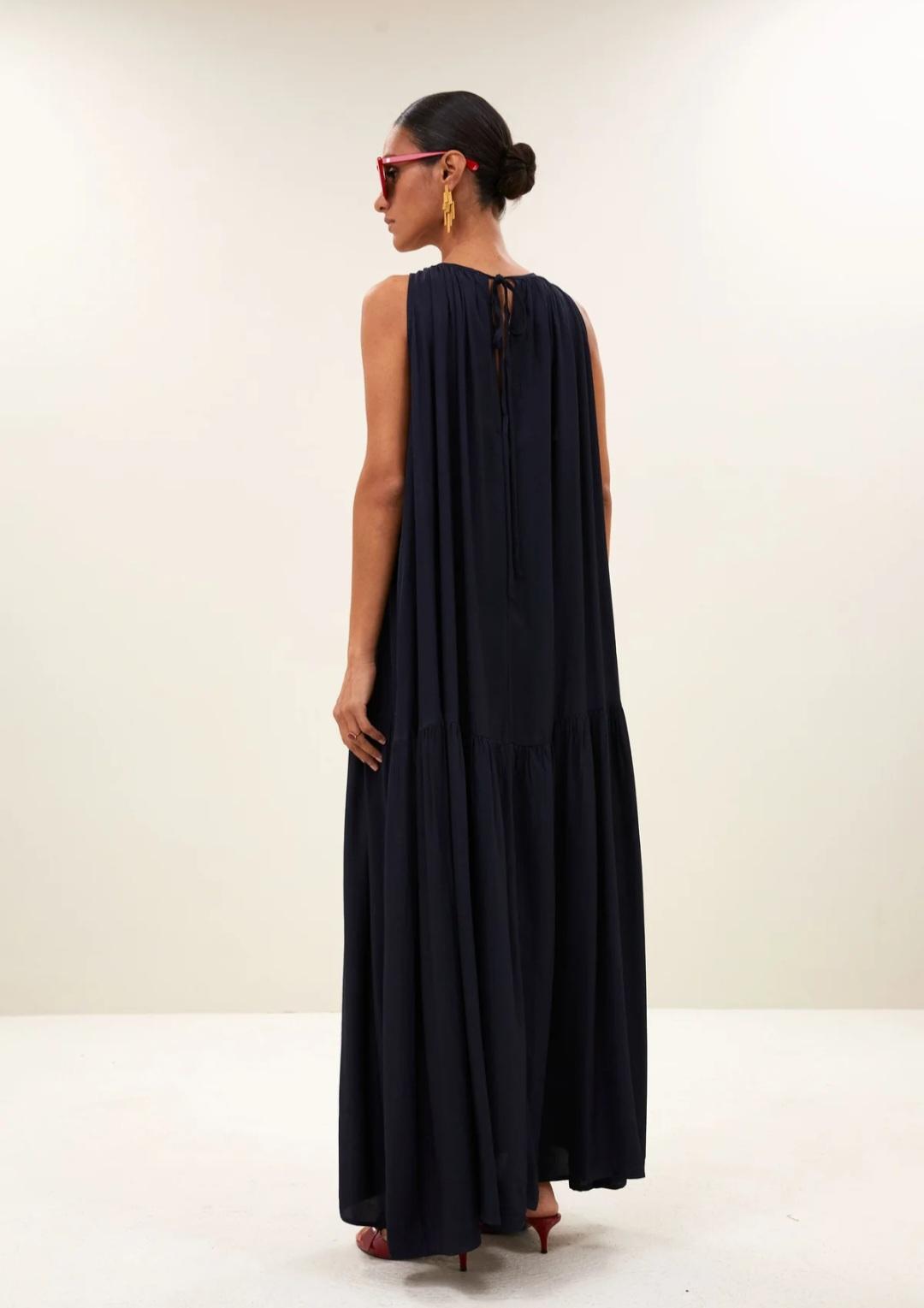 Robe longue Peggy bleu BY BAR