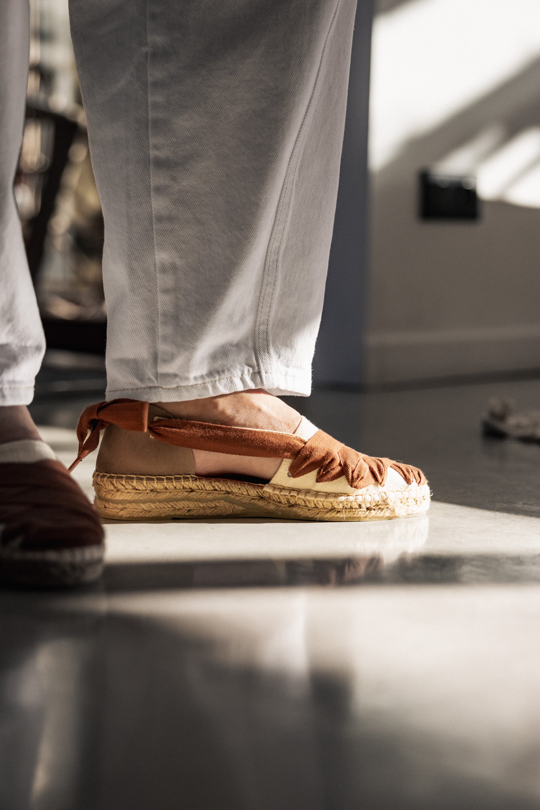 Sandale à corde / Espadrille SUKHA camel  NAGUISA (taille très petit)