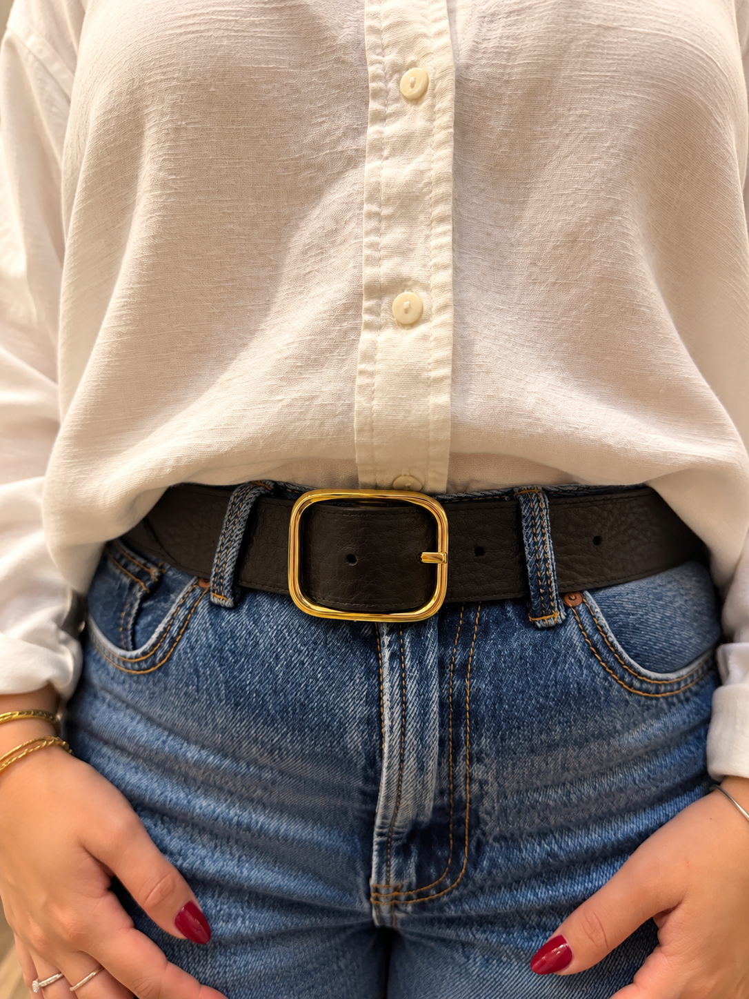 Ceinture réversible La VICE VERSA Sirio/ Noir  HERBERT