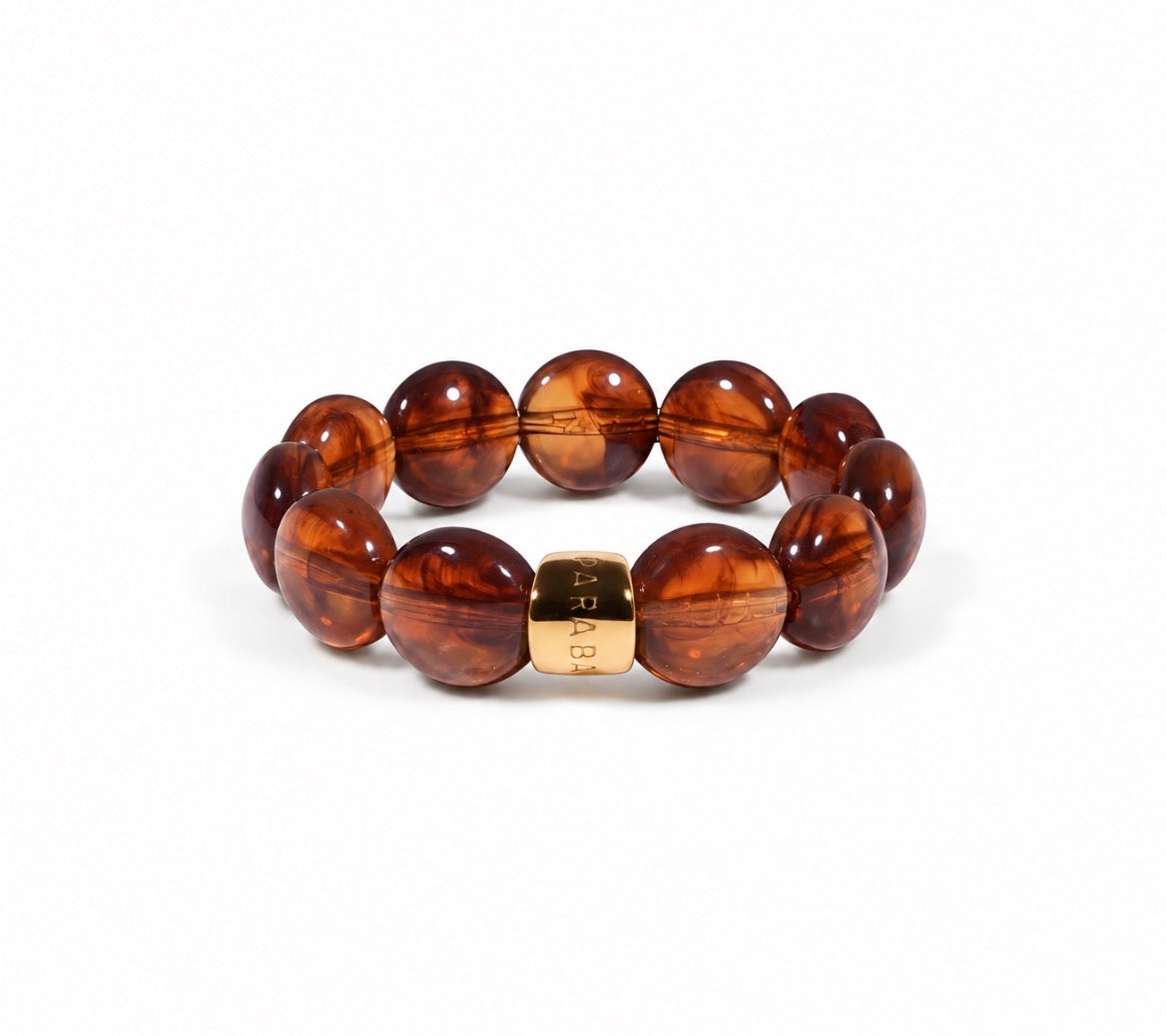Bracelet bombom ambre PARABAYA