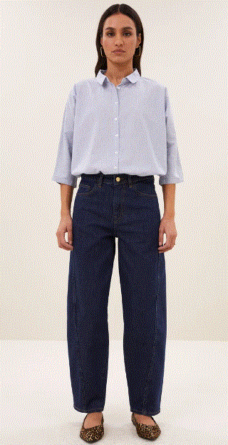 Jean Begum dark denim BY BAR