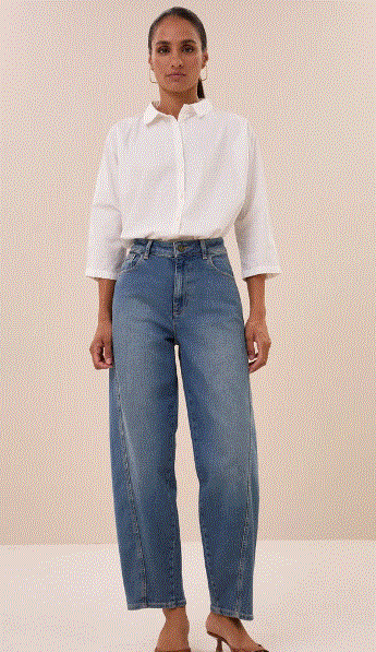 Jean Begum mid denim BY BAR