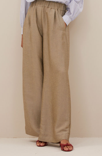 Pantalon Benji doré BY BAR