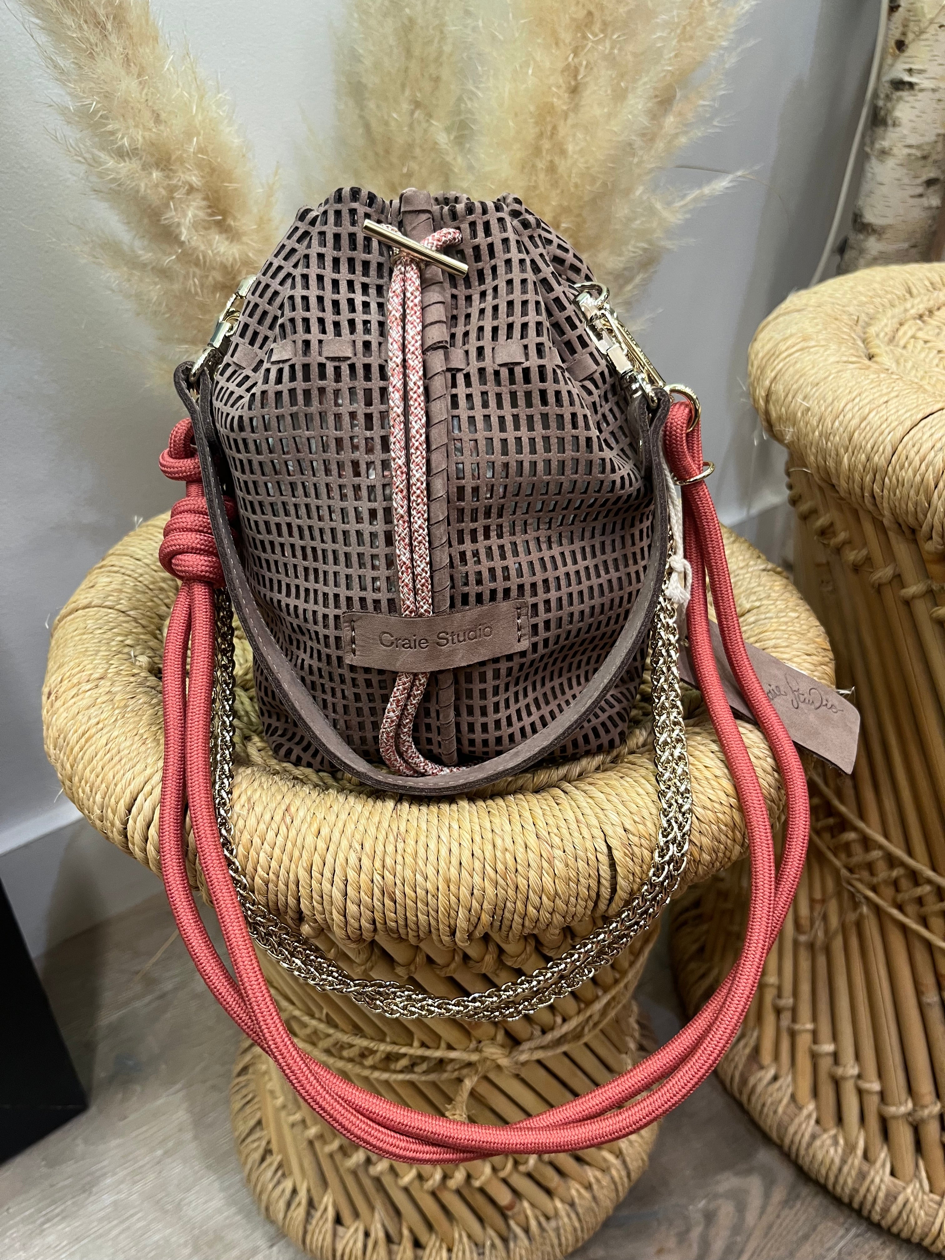 Sac BIBI Nubuck Taupe CRAIE STUDIO