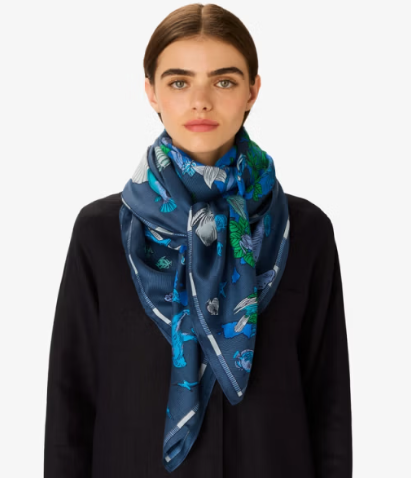 Carré 130 x 130 atlas bleu Inoui Editions